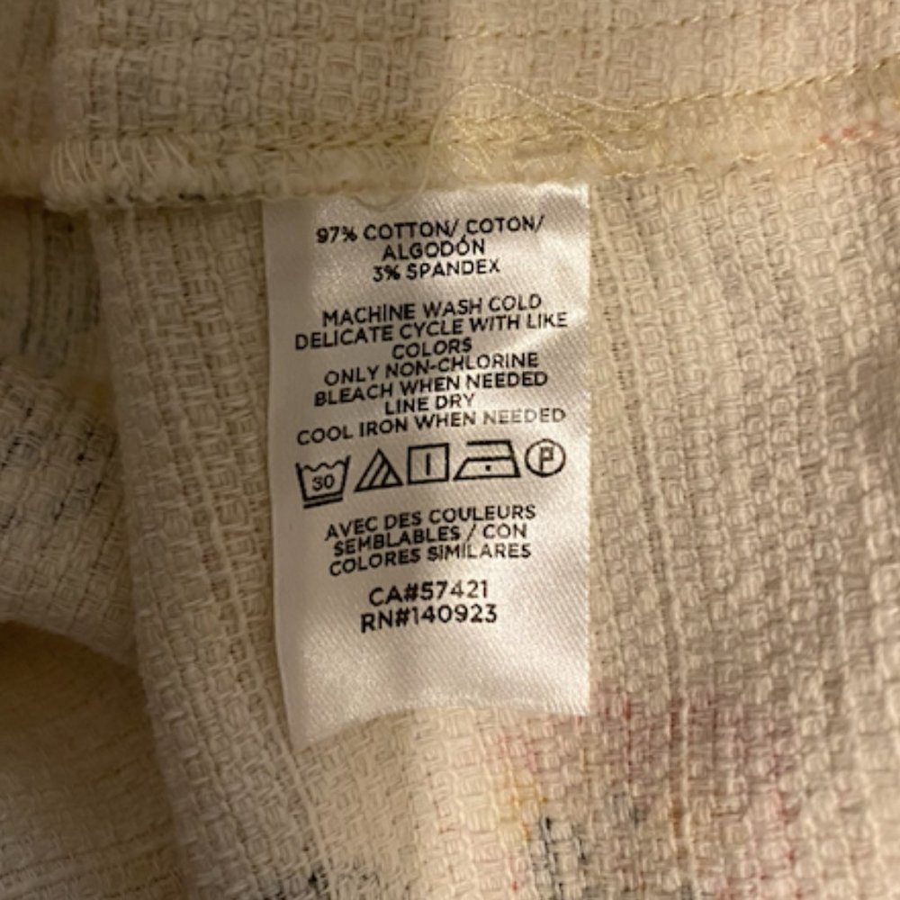 LOFT Lemon Floral Pencil Skirt - Picture 6 of 6